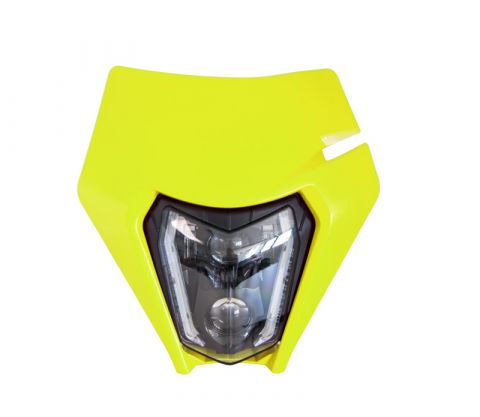 MASCHERINA CON FARO LED OMOLOGATO