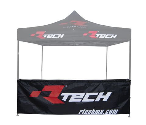 RTECH BRANDED HALF WALL TENT WITH STRAPS 300X90CM