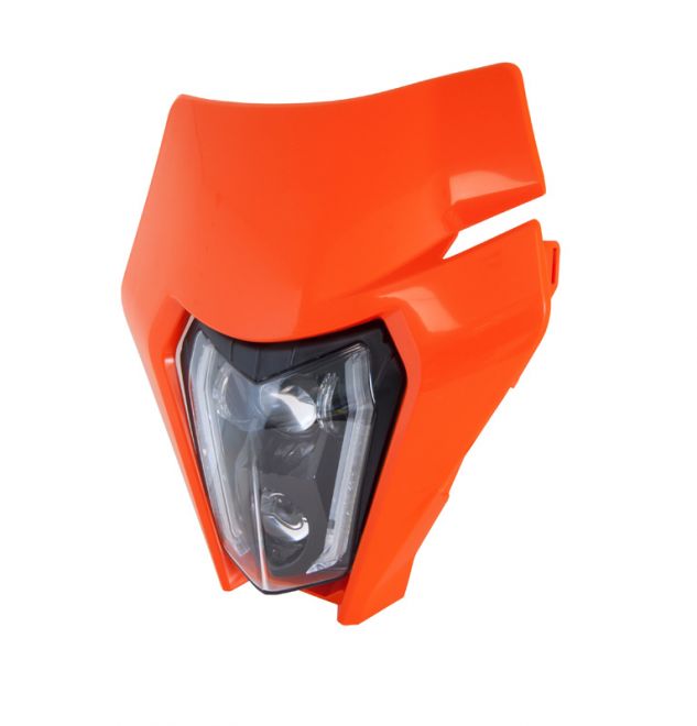 MASCHERINA CON FARO LED KTM